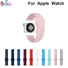 Sport silicone wristband watchbands For Apple watch strap 40mm/44mm 38mm/42mm Strap watch strap For iwatch seris 5 4 3 2 1 watch 2024 - buy cheap