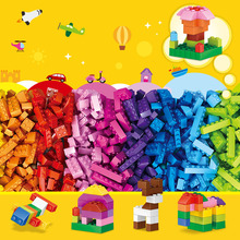 Compatible 1000 pieces Building Blocks DIY Bricks Toys Free Assembly Different Models Figures Educational Toys for Children 2024 - buy cheap