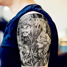 Китайская тату-наклейка с древним мифом для мужчин, женщин, мужчин, водостойкая временная татуировка, боди-арт 2024 - купить недорого