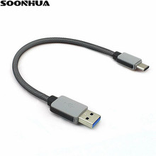 SOONHUA USB Type C Cable Charging Adapter USB-C Braided Data Cable For OnePlus 5 Xiaomi 6 Samsung S8 Usb Type C Charger Cable 2024 - buy cheap