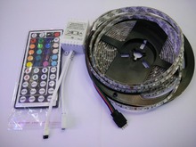 DC5V 8mm 3528 RGB LED Strip 60 led/m Waterproof IP65 LED Tape Flexible Lights 5m/roll +44Key IR Remote controller LED Kit, 2024 - buy cheap