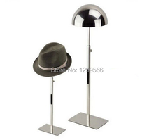 Mejor venta de oro rosa de acero inoxidable sombrero de exhibición de la tapa del estante que muestra el soporte del soporte de la exhibición del sombrero 2024 - compra barato