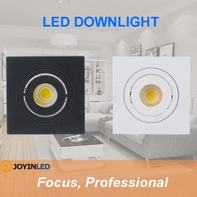 Branco/preto/prata led downlights cob 3w recessed led downlight lâmpada led spot light alumínio regulável 220v 110v decoração da casa 2024 - compre barato