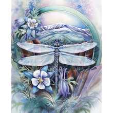 100% Full Square Diamond Needlework Diy Diamond Painting Colorful Dragonfly Diamond Embroidery Cross Stitch Mosaic home decor 2024 - buy cheap