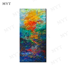 MYT Beautiful Abstract Oil Painting For Home Decor Handmade Abstract Wall Pictures Wholesale for Sale High Quality Painting 2024 - buy cheap
