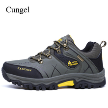 Cungel Sneakers men Outdoor Trekking Hiking shoes Waterproof Anti-skid Anti-collision shoes Mountain climbing shoes Plus size 2024 - buy cheap