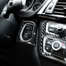 Carbon Fiber Car Interior Engine Start Stop Frame Cover Sticker Trim For BMW 3 4 Series F30 F32 2013 2014 2015 2016 2017 2018 2024 - buy cheap
