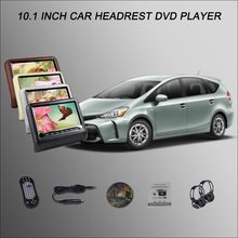 BigBigRoad Car Headrest Monitor / 2*10.1" Digital Screen Support USB SD DVD Player Games Remote Control For TOYOTA Prius 2024 - buy cheap