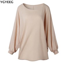 YGYEEG New Sweater Women Autumn Winter 2018 Loose Long Batwing Sleeve Sweater Tops New Fashion Pullovers Thin Sweaters Jumper 2024 - buy cheap