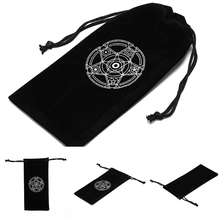 Velvet Pentagram Tarot Card Storage Bag Toy Jewelry Mini Drawstring Package Board Game Six Awn Star Table Games Storage Bag 2024 - buy cheap