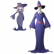 Fantasia para cosplay de bruxa, vestido de desenho animado para cosplay 2024 - compre barato