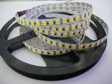 5pcs DC12V LED Strip no-waterproof 5m/lot Fiexible LED Strip SMD5050 120Led/M WarmWhite/White 600LEDS/Roll LED tape brightness 2024 - buy cheap