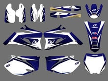 Kits de calcomanías gráficas y fondos para Yamaha YZ250F, YZ450F, 2006, 2007, 2008, 2009, YZ 250F, 450F, YZ250, YZ450 F 2024 - compra barato