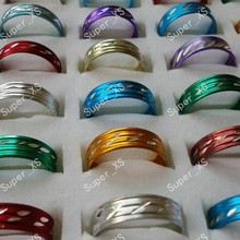 200 шт., большое Ювелирное кольцо, разноцветные кольца из алюминиевого сплава хорошего качества, LB098 2024 - купить недорого