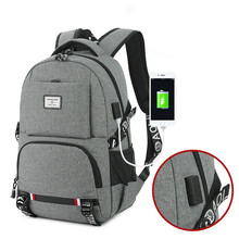 Новый мужской и женский рюкзак для ноутбука, рюкзак с защитой от кражи, USB зарядка, Мужская школьная сумка для ноутбука, Оксфорд, женский водонепроницаемый дорожный рюкзак 2024 - купить недорого
