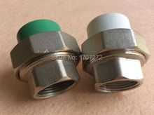 Free shipping  Color Green DN 25X3/4F Enviroment friendly plastic ppr female union fittings 2024 - buy cheap