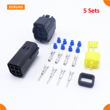 Brand New 5sets Kits High Quality 4pin Way Super Sealed Waterproof Electric Wire Connector Plugs For Car  Free Shipping 2024 - buy cheap