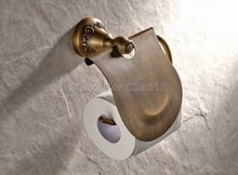 Suporte de rolo de papel higiênico em bronze antigo wba421 2024 - compre barato