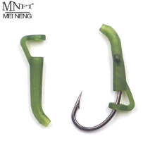 MNFT 100Pcs Soft Rubber D Rig Kickers Pop Up Carp Fishing Hook Sleeves Ready D-rig Aligner Hair Rigs Terminal Tackle Lead Clips 2024 - buy cheap