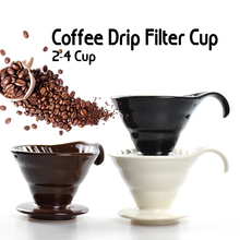 Ceramic Coffee Dripper Engine V60 Style Coffee Drip Filter Cup Permanent Pour Over Coffee Maker with Separate Stand for 1-4 Cups 2024 - buy cheap