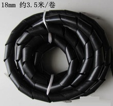 PE material black/white Wiring Accessories Cable Sleeves diameter 18mm about 3.5 meters/roll 2024 - buy cheap