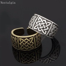 Nostalgia Slavic Svarog Talisman Star Of Russia Goth Adjustable Stackable Rings For Women Men Viking Anel Feminino Sieraden 2024 - buy cheap