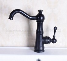 Bathroom Faucet Oil Rubbed Bronze Basin Faucet Deck Mounted Single Handle Single Hole Hot And Cold Water Tap znf130 2024 - buy cheap