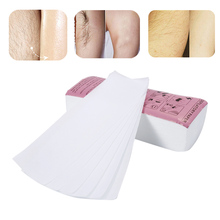 100pcs/pack Professional Non Woven Hair Removal Epilator Wax Strip Paper Body Leg Hand Hair Removal Wax Strips Pad Drop Shipping 2024 - buy cheap