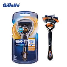 Gillette-afeitadora FlexBall Fusion Proglide para hombre, máquina de afeitar lavable, cuidado facial, auténtica 2024 - compra barato