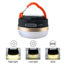 Mini Portable Camping Lights 3W LED Camping Lantern Waterproof Tents lamp Outdoor Hiking Night Hanging lamp USB Rechargeable 2024 - buy cheap
