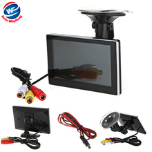 Monitor LCD TFT a Color de alta resolución, 4,3 ", 16:9, retrovisor de coche para cámara de DVD, VCD, VCR, vídeo, superfino PAL/NTSC, CC de 12V 2024 - compra barato