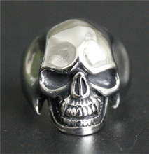 2016 Evilv Death Ghost Skull Ring 316L Stainless Steel Top Quality Fashion New Design Rider Biker Ring 2024 - buy cheap