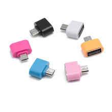 CatXaa Colorful Mini OTG Cable USB OTG Adapter Micro USB to USB Converter for Tablet PC Android Samsung Xiaomi HTC SONY LG 2024 - buy cheap