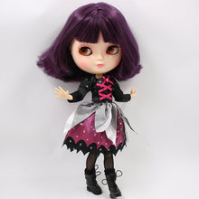 Icy dbs boneca série não bl135 cabelo roxo com maquiagem azone comum corpo ob24 anime menina 2024 - compre barato