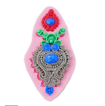 jewelry modelling fondant Cake decoration mold jewelry soap mold 100% food grade raw material No.F8004 2024 - buy cheap