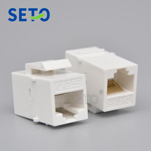 SeTo RJ45 Cat5e Module Female to Female Network Connector Keystone For Wall Plate Socket 2024 - buy cheap