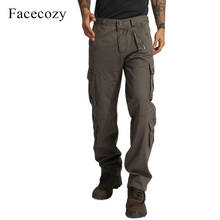 Facecozy Men Military Tactical Pants Multi-pocket Field Training Camouflage Trousers Camping Riding Hiking Outdoor Cargo Pants 2024 - buy cheap