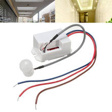 New 360 Degree Recessed PIR Sensor Detector Light Switch Ceiling Occupancy Motion Light Switch 220-240V/AC 800W