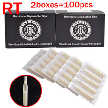 100pcs/set RT Tattoo Tips White Tips Round Liner Tattoo Nozzles Disposable Tips Tattoo Plastic Tattoo Nozzle 2024 - buy cheap