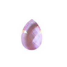 Хрустальная люстра в форме слезы миндаля диаметром 38 мм, подвеска розового цвета, подвеска 50 шт., хрусталь для ручной работы, подарок высокого качества 2024 - купить недорого
