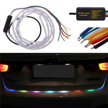 47.6inch RGB colorful flowing LED Trunk strip for car trunk dynamic blinkers led turn light Tail lights LED DRL Light 2024 - buy cheap