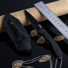 ToughKeng Timberline нож 440A нержавеющая сталь 58HRC твердое ожерелье нож с фиксированным лезвием инструмент бесплатная доставка 2024 - купить недорого