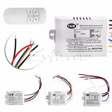 220V 1/2/3 Ways Wireless ON/OFF Lamp Remote Control Switch Receiver Transmitter W315 2024 - buy cheap