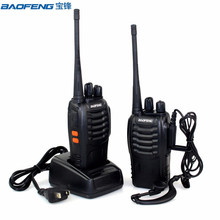 2Pcs Baofeng BF-888S Mini Walkie Talkie Portable Radio CB radio BF888s 16CH UHF Comunicador Transmitter Transceiver 2024 - buy cheap