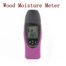 Professional Wood Moisture Meter 0-54.8% 2 Pins LCD Digital Wood Humidity Meter 7 Materials Ambient Temperature Moisture Tester 2024 - buy cheap