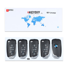 Keyecu5PCS универсальный пульт дистанционного управления серии NB для KD900 KD900 + URG200, KEYDIY пульт дистанционного управления для NB11 Многофункциональный (все функции в одном ключе) 2024 - купить недорого