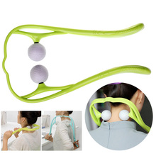 Cervical Massage Stick Body Neck Roller Massager U Shaped Manually Tool Health Therapy Stress Relax Soft Reduces Fatigue DFA 2024 - buy cheap