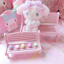1pc rosa mini cadeira de praia de madeira decoração da casa de boneca 2024 - compre barato