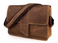 Nesitu Vintage 100% Guarantee Crazy Horse Leather Cross Body Genuine leather Men Messenger Bags #M7263 2024 - buy cheap