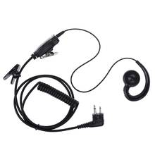 180° Single swivel wire 2 Pin Walkie Talkie Headset Earpiece PTT Mic for Motorola GP300 2024 - buy cheap